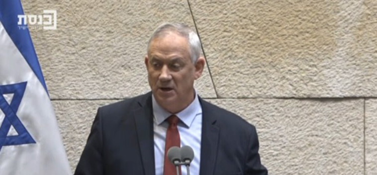 בני גנץ יו''ר כחול לבן 