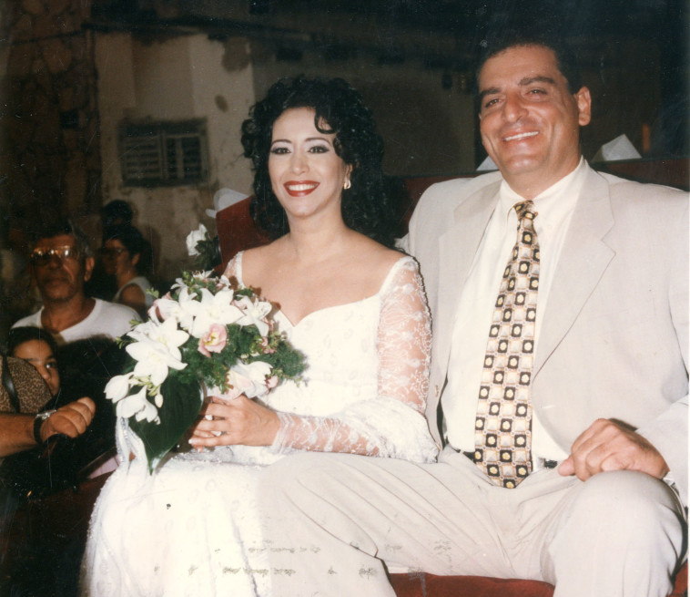 שנת 1997 עופרה חזה ודורון אשכנזי בחתונה