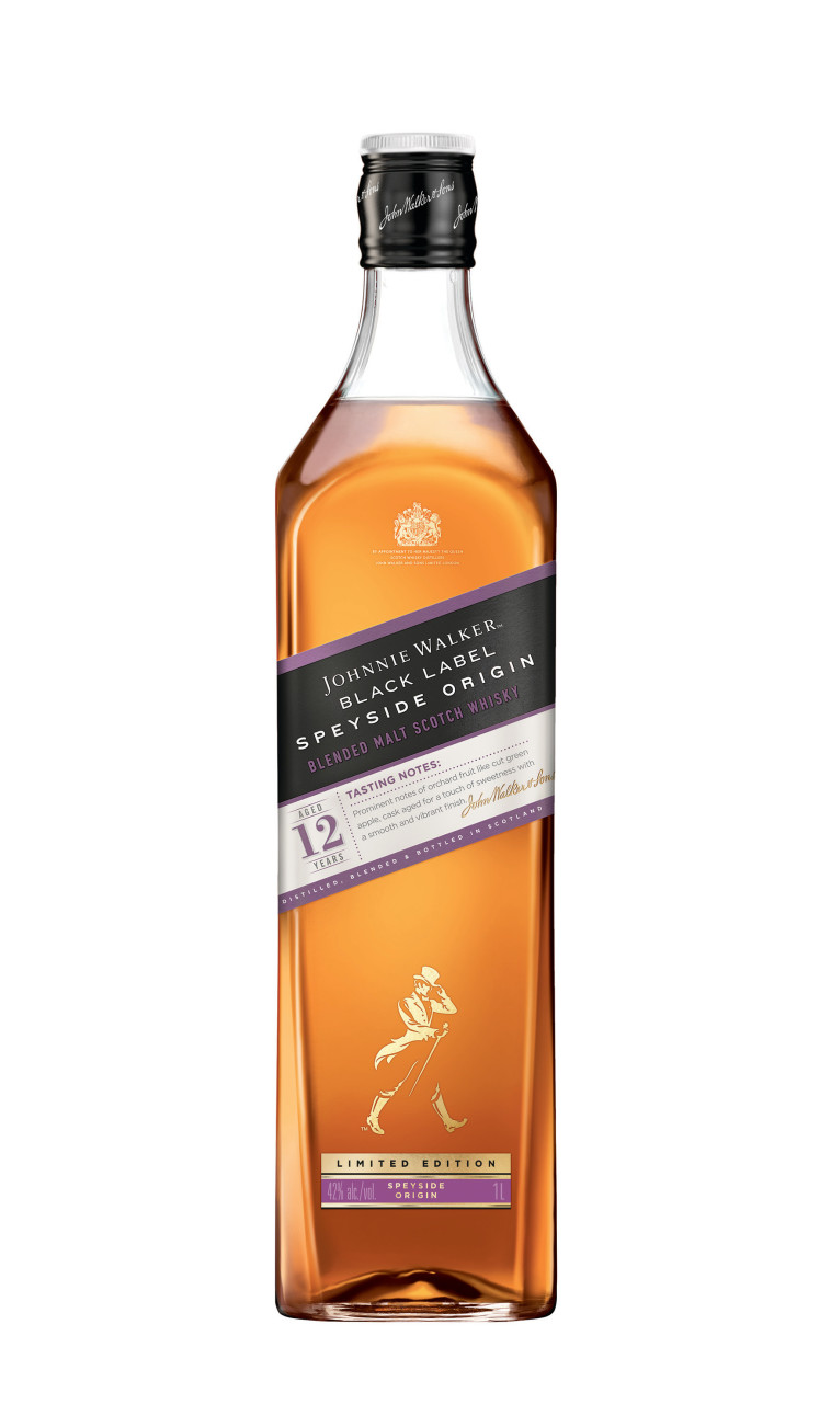 ג'וני ווקר בלק לייבל ספייסייד אוריג'ין