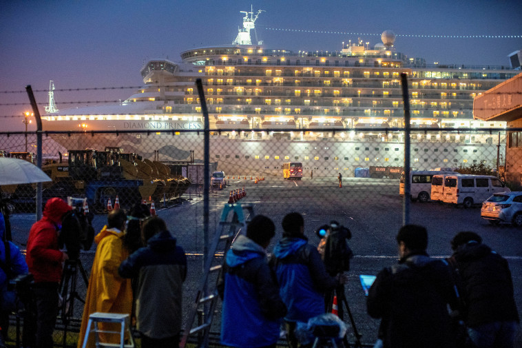 ספינת הקורונה, ה''דיימונד פרינסס'' (צילום: רויטרס)