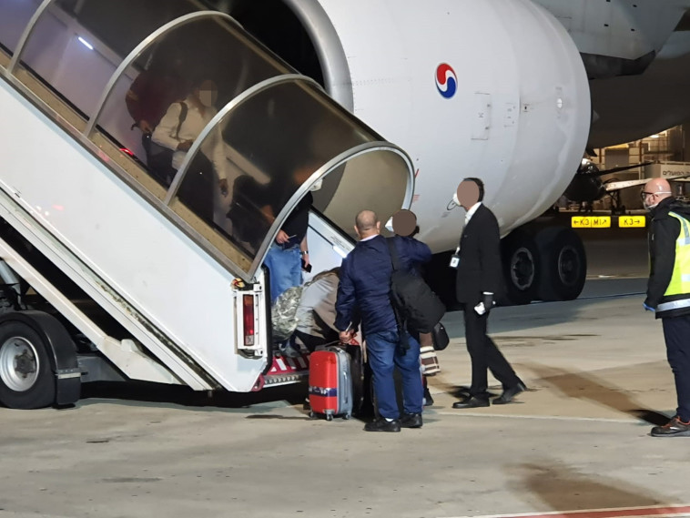 נחיתת מטוס מקוריאה הדרומית בנתב''ג