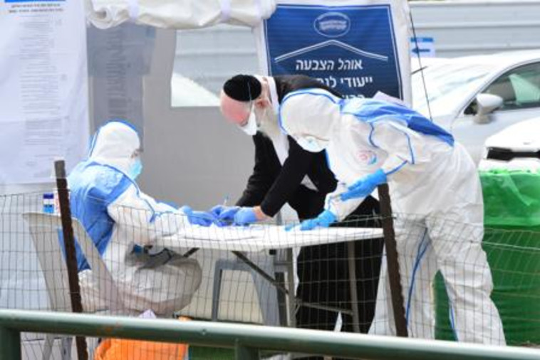 קלפי מיוחדת עבור מבודדי קורונה בת''א בבחירות הקודמות