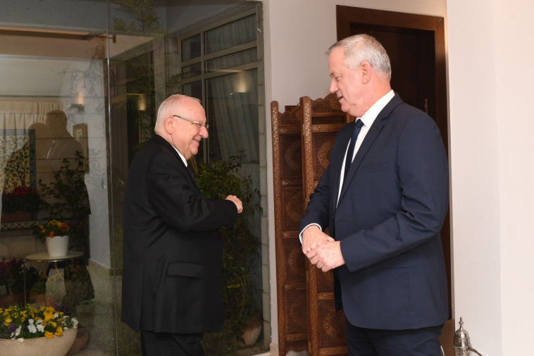 ראובן ריבלין ובני גנץ