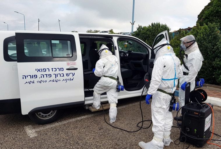 חיטוי בעקבות הקורונה