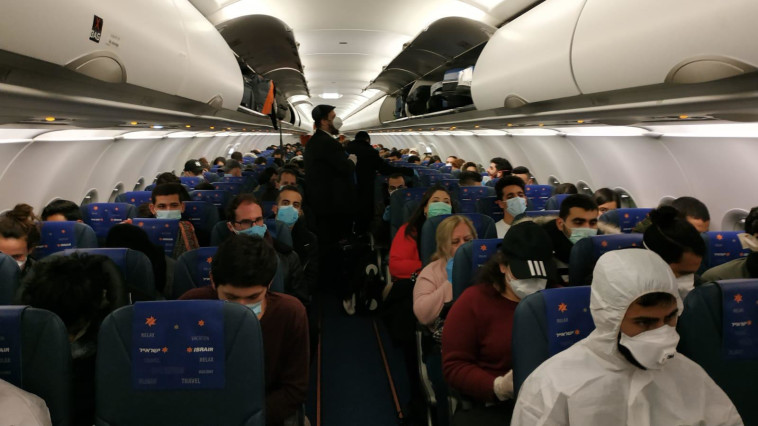 חילוץ הישראלים מרומא בשל התפשטות נגיף הקורונה