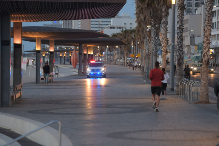 תל אביב בעוצר בשל הקורונה