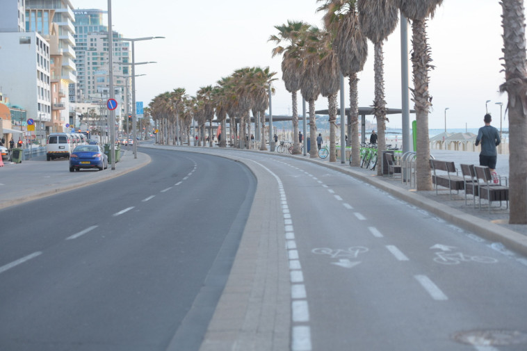 תל אביב בעוצר בשל הקורונה