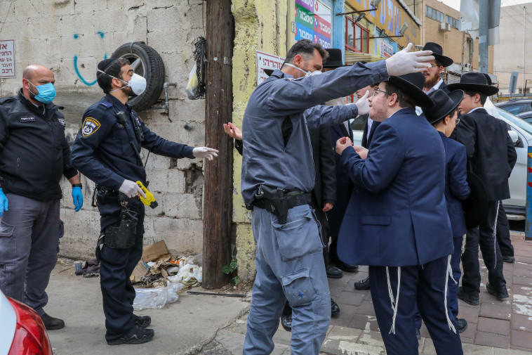 קורונה בבני ברק (צילום: יוסי זמיר, פלאש  90)