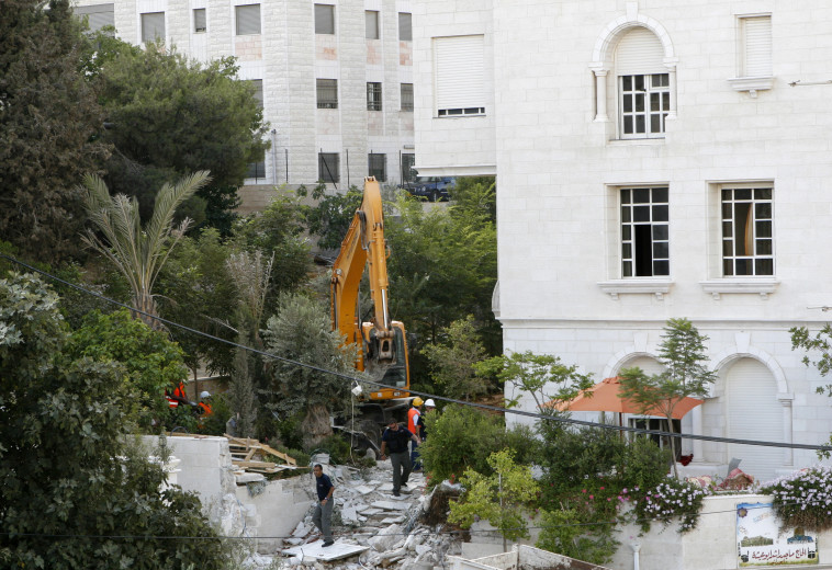 בנייה לא חוקית במזרח ירושלים (צילום: קובי גדעון, פלאש 90)