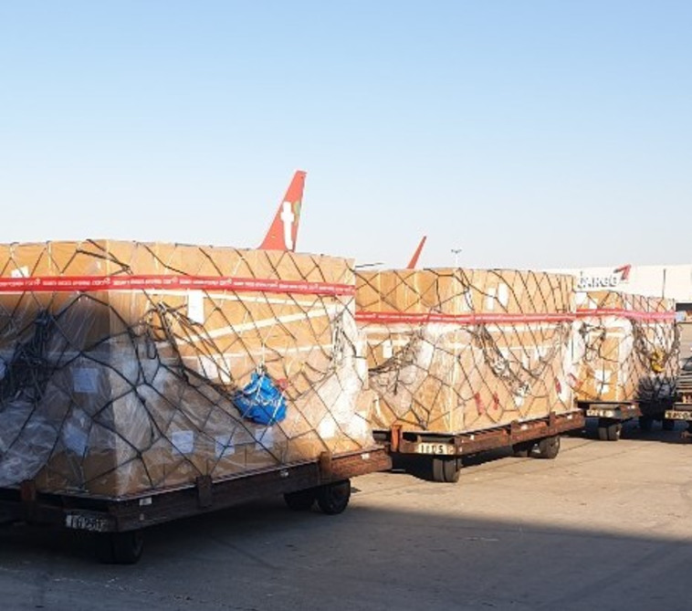 משלוח של ריאגנטים עושה את דרכו לישראל