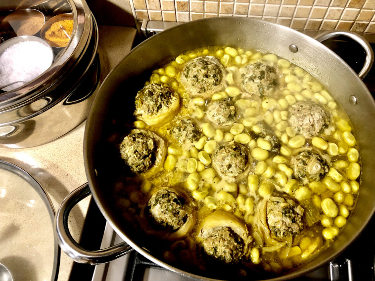 תחתיות ארטישוק ממולאות