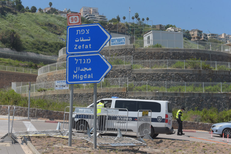 אכיפת חבישת מסיכות בטבריה