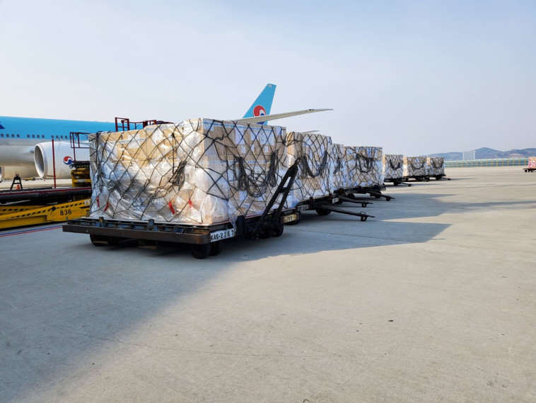 משלוח של ריאגנטים מקוריאה הדרומית