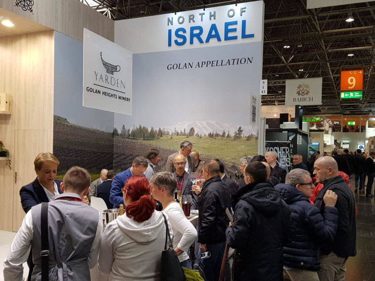 יקבי רמת הגולן בתערוכה בחו''ל