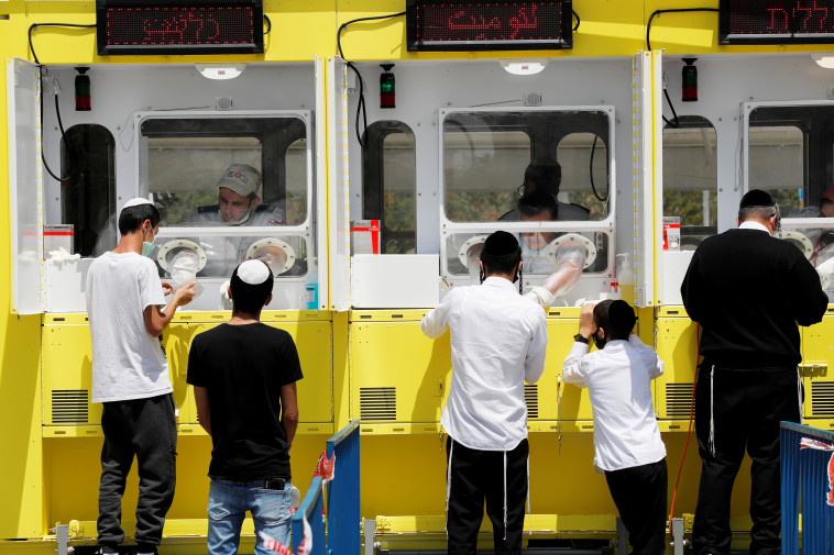 קורונה בישראל: עמדות בדיקה