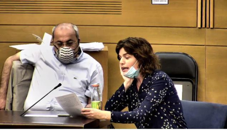 תמר זנדברג בדיון בכנסת