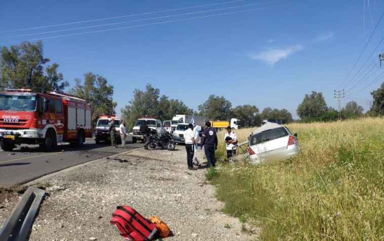 תאונת דרכים סמוך לשדה צבי