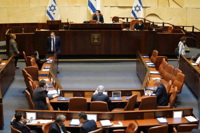 מליאת הכנסת בדיון על חוק הרוטציה
