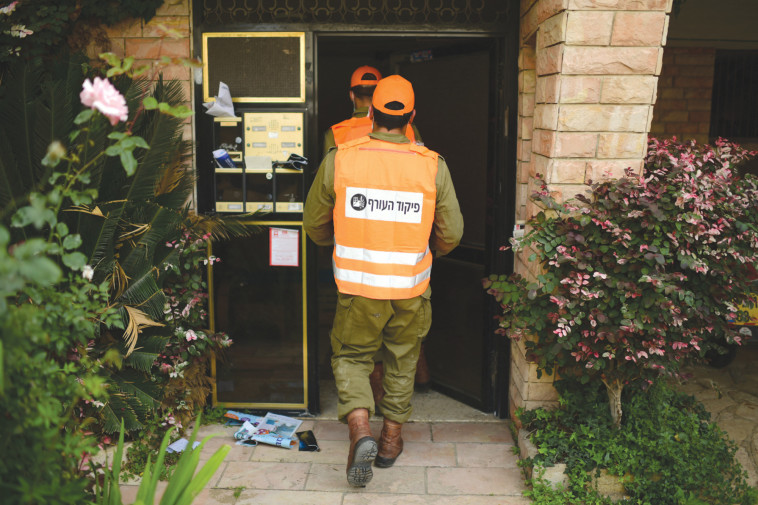 פיקוד העורף נגד הקורונה