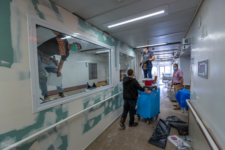 הקמת המחלקות הייעודיות לחולי קורונה