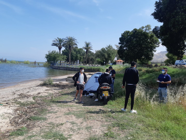 נופשים בכנרת בימי הקורונה