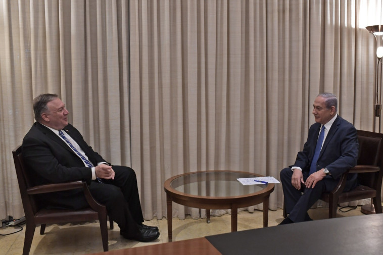 מייק פומפאו, בנימין נתניהו