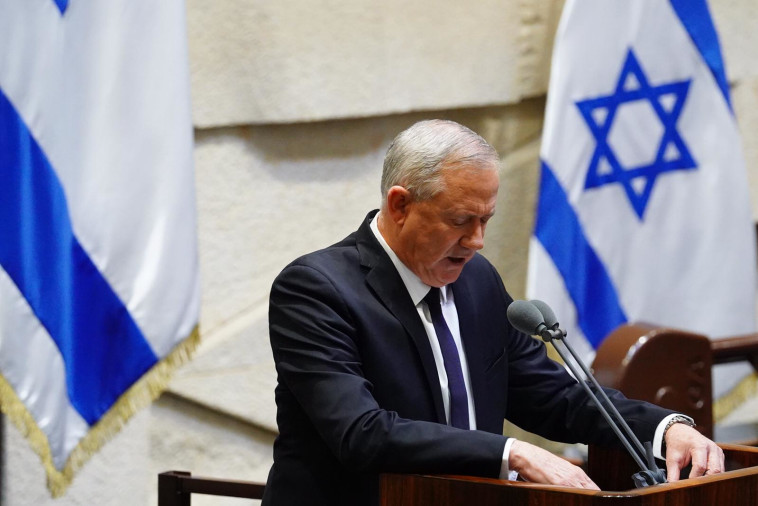 גנץ בהשבעת הממשלה