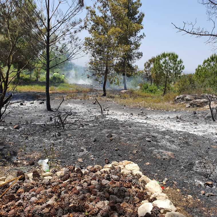 השריפה ברכס משלטים 