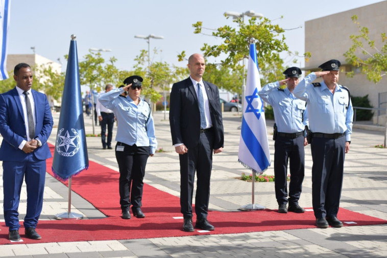 אמיר אוחנה בטקס קבלת פנים לשר לביטחון הפנים
