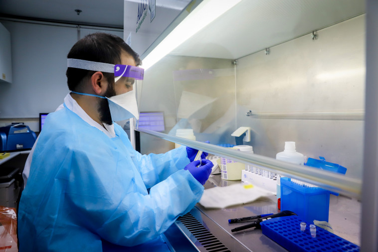 בדיקת קורונה בישראל. צילום: יוסי אלוני, פלאש 90