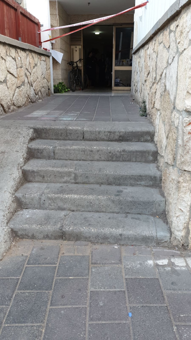 זירת האירוע במודיעין עילית