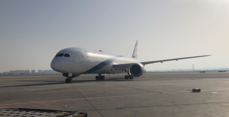 המטוס נוחת בנתב''ג