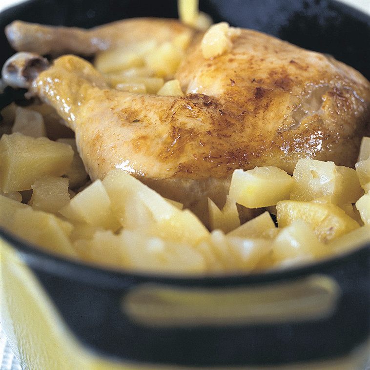 עוף בפלפל ואננס