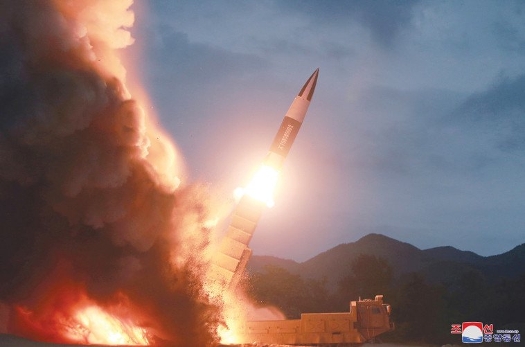 ניסוי טילים בקוריאה הצפונית (צילום: רויטרס)