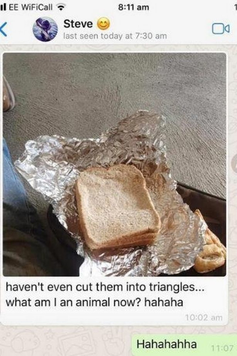 כריך שהכינה אישה בריטית לבעלה