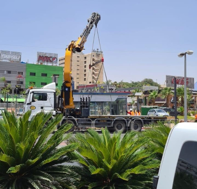 תחנות אוטובוס ממוזגות באילת