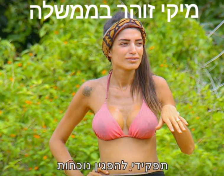 מיקי זוהר בממשלה (צילום: צילום מסך רשת 13)