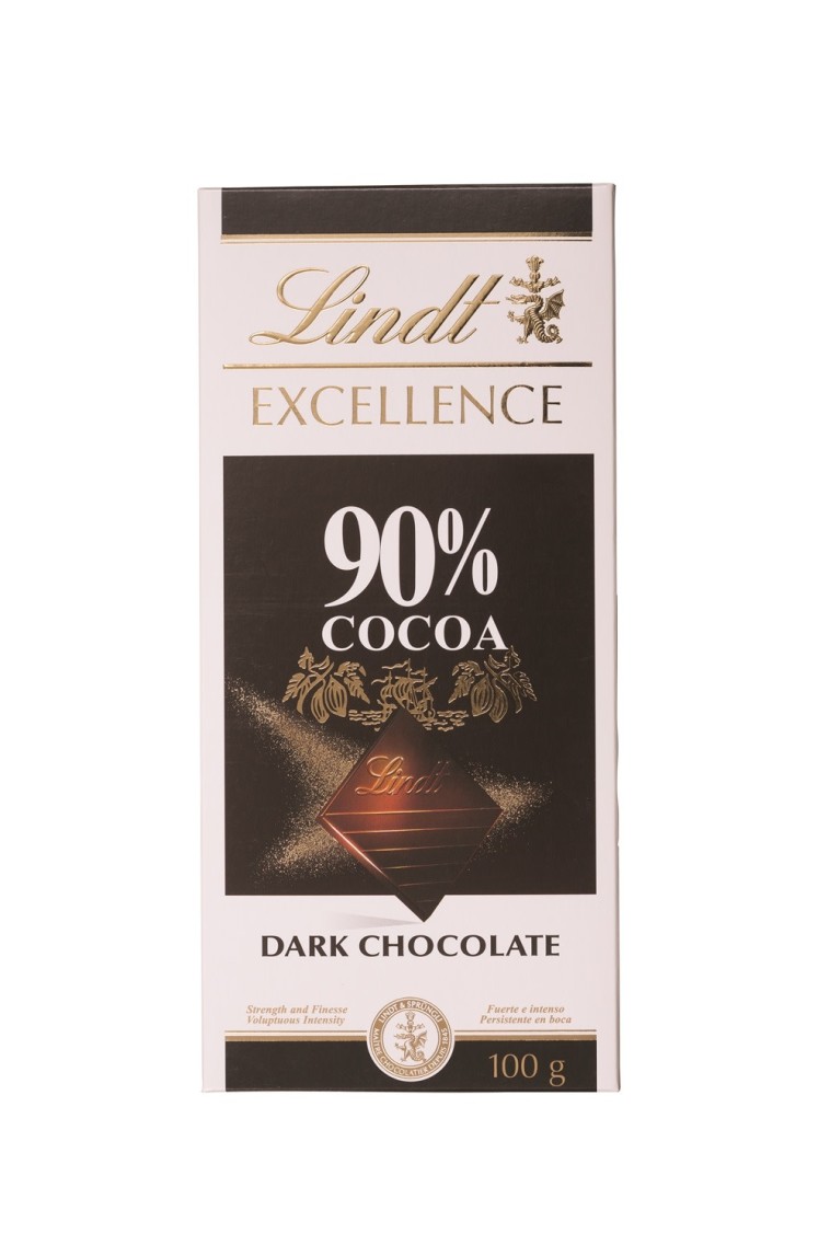 שוקולד מריר לינדט אסלנס 90% מוצקי קקאו. 15 שקלים (צילום: יח''צ)