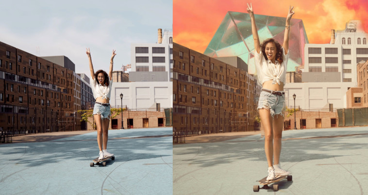 אחד האפקטים באפליקציה החדשה