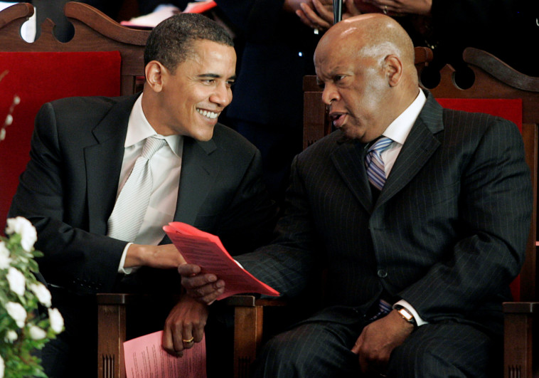 ג'ון לואיס והנשיא לשעבר ברק אובמה, ארכיון
