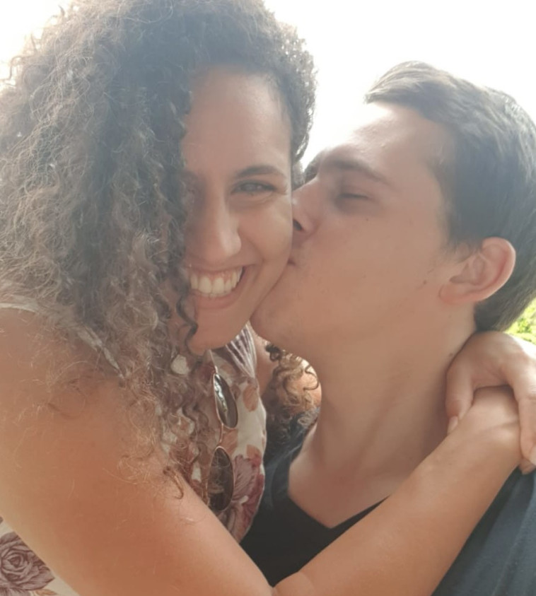 מעיין ובן זוגה. צילום: פרטי
