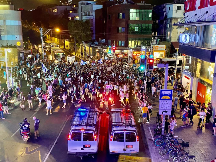 הפגנת המחאה בתל אביב