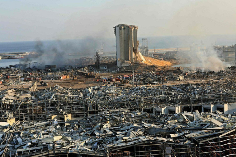 הפיצוץ בלבנון (צילום: רשתות ערביות)