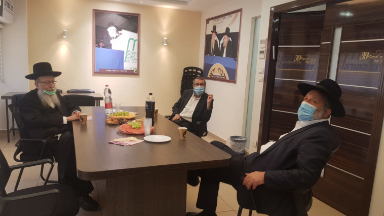 ראשי הסיעות החרדיות בדיון