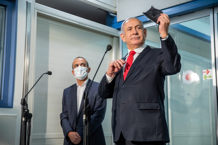 נתניהו בסיור בשערי צדק