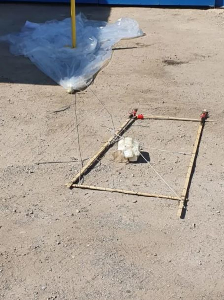 בלון התבערה שאותר בערד