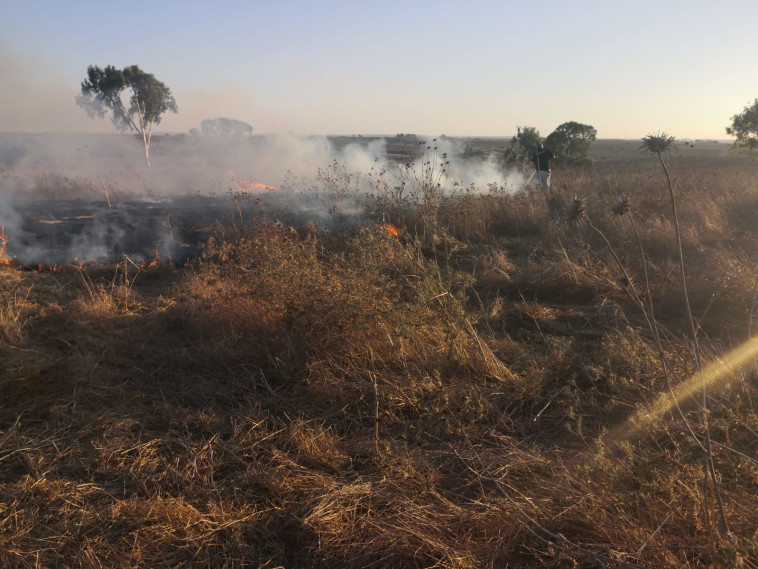בלוני תבערה: שריפה בבארי