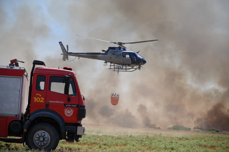 שריפה בעוטף עזה