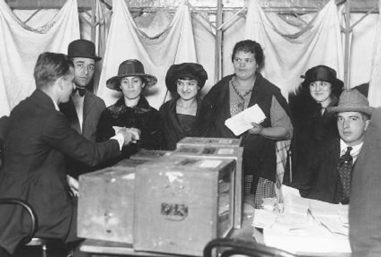 צעדה למען זכות בחירה לנשים בניו יורק 