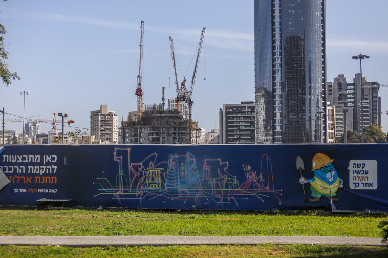 עבודות הרכבת הקלה בתל אביב